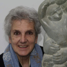 La artista astorgana Castorina Fe Francisco Diego.
