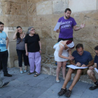 El Círculo de Podemos se reunió ayer en Puerta Obispo.