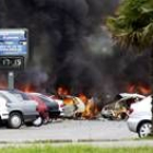 El aeropuerto de Santander donde hizo explosión el artefacto