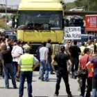 En Cataluña y la Comunidad Valenciana hubo cortes de carreteras