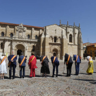 Celebración del acto de Las Cabezadas en la basílica de San Isidoro. F. Otero Perandones.