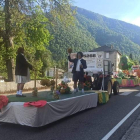 Una de las carrozas que participaron en el desfile. DL
