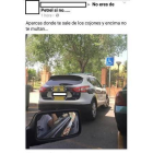 La imagen publicada en Facebook, borrada poco después, por la que la mujer de Petrer se enfrenta a una multa.