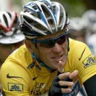 El seis veces campeón del Tour de Francia, el americano Lance Amstrong.