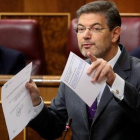 El ministro de Justicia, Rafael Catalá, en la sesión de control al Gobierno del Congreso.