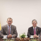 Felipe VI y Guillermo Lasso. CASA DE SM EL REY/JOSÉ JIMÉNEZ