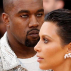 Kanye West y Kim Kardashian.