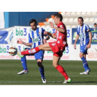 Jonathan Ruiz, en el duelo ante el Girona FC de este año