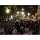 Opositores a Cristina Fernández de Kirchner toman la plaza de Mayo.