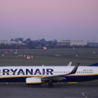 Un avión de Ryanair, modelo Boieng 737 como el incautado en el aeropuerto de Burdeos.