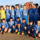 Formación del equipo del Cacabelense que milita en la categoría infantil.