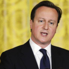 David Cameron, durante una comparecencia de prensa.