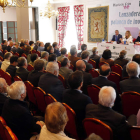 La consejera Pilar del Olmo dio a conocer en León las peculiaridades de la Lanzadera. RAMIRO