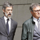 Jordi Pujol Ferrusola con su abogado.