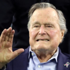 El expresidente George Bush padre el pasado mes de febrero en Huston.