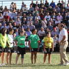 El equipo de lucha femenina local, Prioro-Valdeón, fue homenajeado por su tercer año consecutivo como campeonas por equipo. A. B.