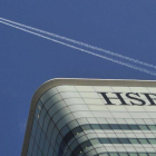 La sede central del banco HSBC en el distrito financiero de Londres.