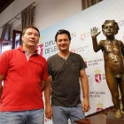 José Miguel Moro y Amancio González, ayer. JESÚS F. SALVADORES