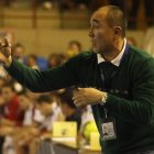 Dujshebaev corrige a su equipo, ayer demasiado errático en ataque.