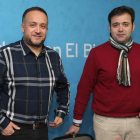 Álvarez Courel y Tino Rodríguez, en la sede de Ponferrada, en una imagen de archivo.