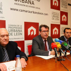 Luis Álvarez Méndez, presidente de la cámara, Sánchez Fraile y López Contreras.