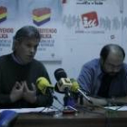 José Luis Conde y Santiago Ordóñez, durante la rueda de prensa en la que explicaron ayer el recurso