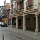 Una calle de la localidad de La Bañeza.