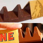 La dieta de chocolate afecta a las barras de 170 gramos y a las de 400, que ahora pesarán 150 y 360 gramos, respectivamente (arriba).