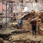 Catas arqueológicas que se realizaron en el año 1994 cuando se descubrieron los restos