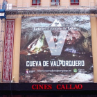 Imagen de la cueva Valporquero en las pantallas de Callao