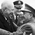 Francisco Franco recibe a Dwight D. Eisenhower, en diciembre de 1959.