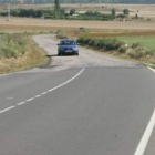 Estado de una carretera de la Sobarriba.
