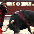El Fundi, en la faena a su segundo toro.