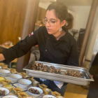 La gastronomía unió a Lleida con León en un espacio gastronómico. DL