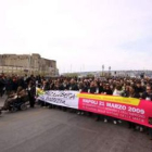 La organización cifró en 100.000 los asistentes a la manifestación en contra de la mafia italiana