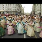 Desfile de los más de trescientas comisiones infantiles de falleras.