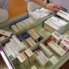 Cajón con medicamentos de una de las farmacias de la capital leonesa