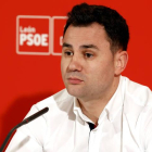 El secretario general del PSOE leonés, Javier Alfonso Cendón.