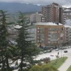 Imagen de la avenida de Astorga, con el edificio del hotel AC a la derecha