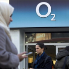 Una tienda de O2 en Londres.