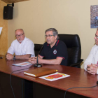 García Ordiz, Olano y el pedáneo de San Facundo. CEBRONES