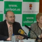 César Chamorro y Eloina Panero, en la presentación celebrada ayer