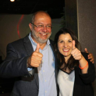 Francisco Igea y Soraya Mayo, anoche. RUBÉN CACHO