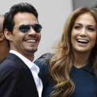 Jennifer Lopez y Marc Anthony, juntos en el 2011, en Los Ángeles.