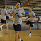 Álamo, Stranovsky y Krivoshlykov, que no ha podido ejercitarse durante esta semana.