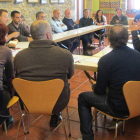 Representantes municipales, empresarios y hosteleros de la Reserva de Omaña- Luna.