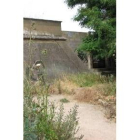 Aspecto actual de la entrada al depósito de agua del barrio de Rectivía