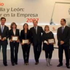 Herrera presidió la entrega de los premios a la Mujer en la Empresa