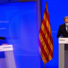 El ‘president’ Torra en una intervención de esta semana. FONTCUBERTA