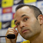 Iniesta reconoció ayer que el Barça no está en su mejor momento pero descartó el fin de ciclo.